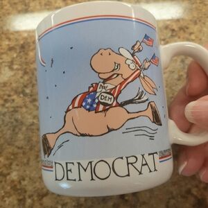 VTG HALLMARK DEMOCRAT MUG